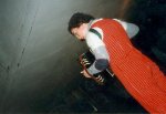 Le fond d'accordéon au squat COLORS à Marseille, le 11 mars 2000